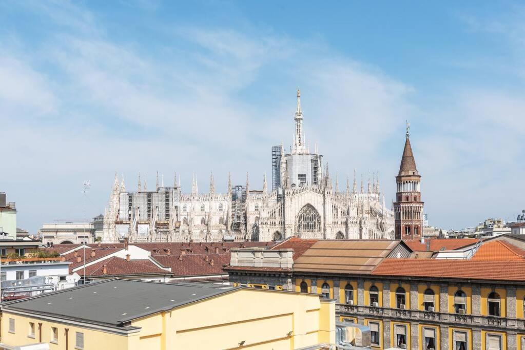 Bilocale Vista Sul Duomo Di Milano Daire Dış mekan fotoğraf